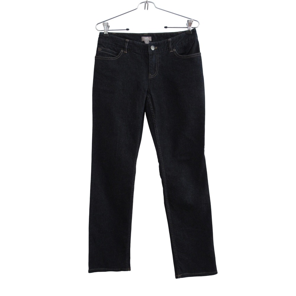 J. Jill Slim Leg Jeans Womens 4P Dark Indigo Wash Stretch Denim Petite 4